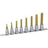Hazet 8801/8H Serie di Chiavi a Bussola, Oro, Attacco Quadro, Cavo, 10 mm 3/8 di Pollice