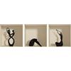 Ambiance Sticker Adesivo Effetto 3D| Stickers Statuette - Decorazione murale camere e soggiorni - 30 x 90 cm