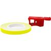 4R Quattroerre.it Wheel Stripes Strisce Fluorescenti per Cerchi Moto con Applicatore, Giallo, 5 mm x 6 mt