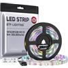 BTF-LIGHTING WS2812B ECO RGB Striscia LED 5V 5m 30LED/m(30 Pixel/m) IP65 | 5050SMD Indirizzabile IC RGB WS2812E Fili in lega Strisce Nastro Nastri LED PCB bianco per Progetti fai-da-te (Solo Striscia)