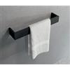 Novellini Frame Porta Asciugamano in 3 Colori e Misure - Colore: Nero OPaco - Misura : cm 30