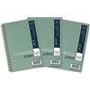 Cambridge Jotter - Bloc notes A5, 3 pz, colore: Verde
