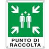 CARTELLI SEGNALATORI Cartello segnalatore - 25x31 cm - PUNTO DI RACCOLTA - alluminio - Cartelli Segnalatori (unità vendita 1 pz.)