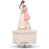 WJYIKEE Carillon Scolpito Figura Musicale Dipinta a Mano Festa di Compleanno Calda e Romantica Regalo Musicale Decorazione dello Studio dell'ufficio Domestico (Madre e Figlia)