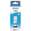 Epson EcoTank 104 65 ml ciano originale serbatoio inchiostro
