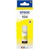 Epson EcoTank 104 65 ml giallo originale serbatoio inchiostro