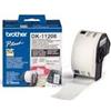 Brother DK11208 Nero su bianco 400 Etichette per indirizzi