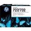 HP Originale Cartuccia Hewlett Packard 727 nero + colore B3P06A