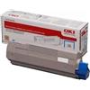 Oki 46507507 Toner ciano Originale Oki