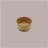 IMBALLAGGI ALIMENTARI 180 Coppetta Gelato Grande in Carta Kraft Avana Naturale Ceralacca 230cc