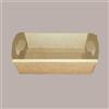 LUCGEL 10 Pz Cesto per Confezioni Regalo Natalizie in Cartoncino Avana Liscio Piccolo Rettangolare 320x220H85mm