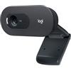 Logitech Webcam C505 hd Nera con microfono a lunga portata