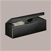 LUCGEL 10 Pz Scatola Astuccio Porta 1 Bottiglia 750 ml Olio Vino Cantinetta Stesa in Carta Nero Effetto Pelle 340x90H90mm