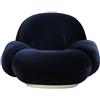 GUBI poltrona con braccioli PACHA LOUNGE CHAIR - 24354-VELVET2-4958-GOLD_BASE