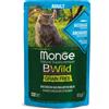 Monge BWild Grain Free Bocconcini maltagliati in salsa di Acciughe con Ortaggi - Monge - BWild Grain Free Bocconcini maltagliati in salsa di Acciughe con Ortaggi - 85GR