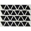 Homemania 8681847092551 Sticker Triangle Decorazioni Arte Casa Decoro Parete, Muro, Nero, in Vinile, 24x0,15x29 cm