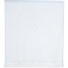 Home Fashion Tessuto in Voile Stampato, Motivo caffetteria, Bianco, 100 x 90 cm