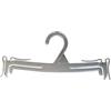 Kiroplast 60 Grucce Intimo Appendino Trasparente Plastica Stampelle Intimo Grucce in Plastica Ometti Reggiseni Mutande 25cm