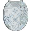 Wirquin 20722724 Sedile WC Woody con freno di caduta, grigio