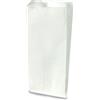 Sacchetti in carta satinata bianca. in diverse misure. confezione da 10 kg