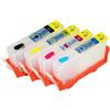 HP Kit Cartucce Ricaricabili CON CHIP per HP Nero + Colore 364XL