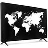 kwmobile Protezione Compatibile con 43 TV - Cover Proteggi-Schermo PC e TV da Interno - Custodia Protettiva Anti-Polvere - bianco/nero