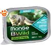 Monge Cat Bwild Grain Free Adult Patè Merluzzo - Confezione da 100 Gr