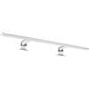 SEBSON® LED Lampada da specchio per bagno 80cm, IP44, lampada morsetto + armadio, Bianco neutro 4000K, 800x108x39mm, 15W, 1000lm