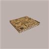 IMBALLAGGI ALIMENTARI Scatola Carta Avana Naturale Vintage Asporto PIZZA 33x33H3 cm 25 pezzi