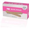 PINK Cosmetics Spatole in legno per ceretta di medie dimensioni 100 pezzi - Per l'applicazione pulita di cera o pasta zuccherina - Ideale per la depilazione su ascelle, guance, bikini brasiliano