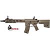 ARES AMOEBA M4 AM-009 DARK EARTH RIS CQB TAN LONG BAREL