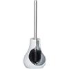 WENKO Portascopino per WC Drop Neo bianco ceramica - Portascopino WC, Ceramica, 14 x 40 x 13.5 cm, Bianco