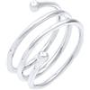 Elli Anelli Donna Spirale Avvolgente in Argento Sterling 925, 14