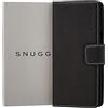 Snugg - Custodia pieghevole per Samsung Galaxy Note 8, con scomparti per carte di credito e portafogli, design esecutivo [Garanzia a vita -Nero, Legacy Range