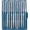 Pferd 266/20200H0 Precision file set, argento, set di 12 pezzi