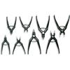 Hazet 1845/8 Serie Di Pinze Per Anelli Di Sicurezza, Multicolore, Numero Utensili 8