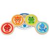Baby Einstein, Hape, Tamburi Magic Touch, Tecnologia Tattile, 2 Modalità, Giocattolo Musicale in Legno, Strumenti Musicali Elettronici per Bambini, da 6 Mesi+
