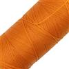 LINHASITA, Rocchetto di Filo Cerato, 100 g, 360 m, 0,5 mm di Spessore, in Poliestere, per macramé, 30 Colori - Arancione