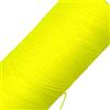 LINHASITA Rocchetto di filo cerato 100 g/m360 m, spessore 0,5 mm, poliestere, filo macramè, 30 colori, giallo fluo
