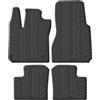 Gledring Tappetini in Gomma Compatibile con Renault Twingo III 2014- escl. E-Tech (Profilo T 4-Parti + Clip di Montaggio)