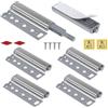 Jiayi Push Pull per Ante Pesante Dovere Jiayi 6 Pezzi Apertura a Pressione Ante Home Push to Open Chiusura Magnetico Pressione Chiusura Push Pull per Mobili Apertura Calamita a Pressione Sistema
