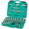 WIESEMANN 1893 Set cricchetto e bussole da 32 pezzi 1/2″ con attacco per candela di accensione | WIESEMANN 80096 | bussole esagonali e dodegaconali