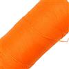 LINHASITA, Rocchetto di Filo Cerato, 100 g, 360 m, 0,5 mm di Spessore, in Poliestere, per macramé, 30 Colori - Arancione Neon