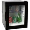 Ristoattrezzature Minibar con porta a tre strati di vetro nero 32 lt 38x43,8x47h cm