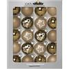 KREBS & SOHN Set di 20 Palline di Natale per Albero di Natale in Vetro, Taglia 5,7 cm - Stelle Dorate, ‎360 g