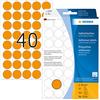 Herma Multi-purpose labels ø 19mm luminous orange 960 pcs.