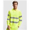 Roly Abbigliamento personalizzate. Polo da lavoro manica lunga ad alta visibilità Roly Workwear Polaris L/S - Roly personalizzate o neutre