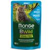 Monge BWild Acciughe Bocconcini in Salsa Bustina 85g Gatti Adulti