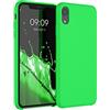 kwmobile Custodia Compatibile con Apple iPhone XR Cover - Back Case per Smartphone in Silicone TPU - Protezione Gommata - verde fluorescente