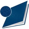 LEITZ 10 COPERTINE RIGIDE IMPRESSBIND 17,5MM BLU FINITURA LINO